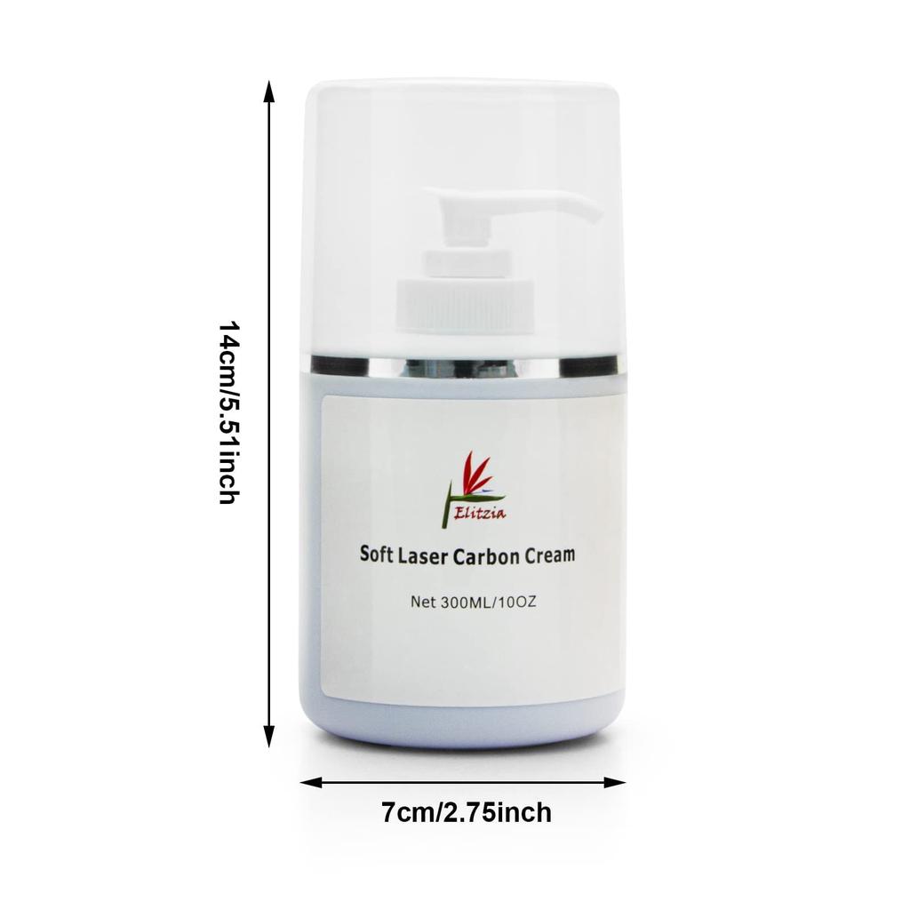 Elitzia Skincare Carbon Peel Gel Skin Rejuvenation Black Face Doll Facial Skin Deep Cleansing Cream 300ml ETBDF30