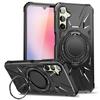 MagSafe Case for Samsung Galaxy A54 5G, Armored with Stand and Holder Plate, Black