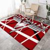 Classic Hard Rock Band V-Van Halens Floor Mat Soft Thickened Flannel Door Mat Non-Slip Living Room Rug Home Decor