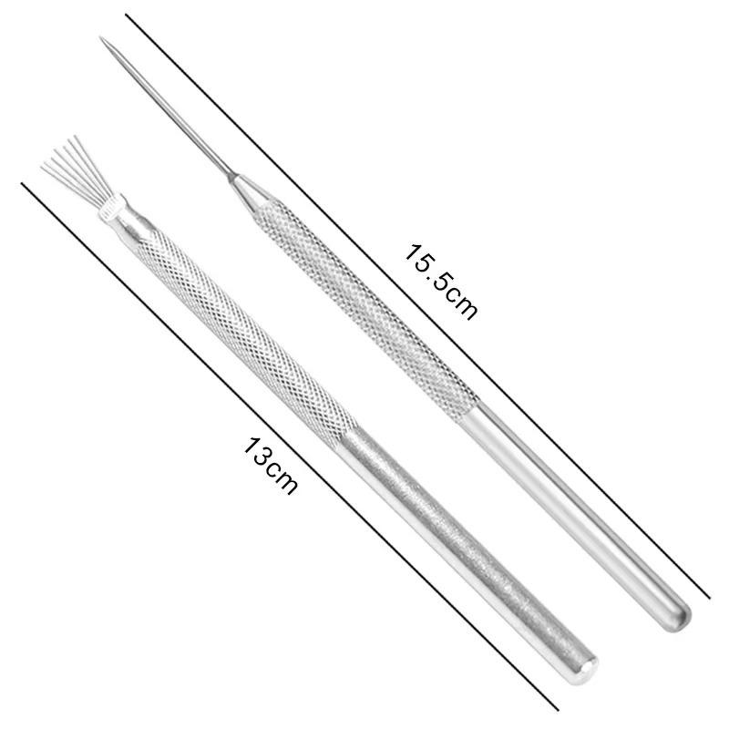 Seven-Needle Ceramic Clay Shaping and Detailing Tool