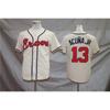 Atlanta Braves Retro Fan Baseball Jersey 5 13 44MN Embroidered Stitched Sport Shirt Unisex Athletic Wear