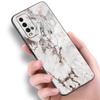 Black and White Marble Phone Case For Xiaomi Redmi Note 5 6 9T K20 K40 K50 Pro 7A 8A 9A 9C 9i 10A 10C A1 S2 Soft TPU Black Cover