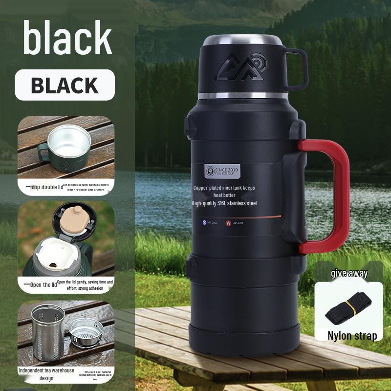 5L Stainless Steel Outdoor Insulated Thermos Kettle for Hot Water