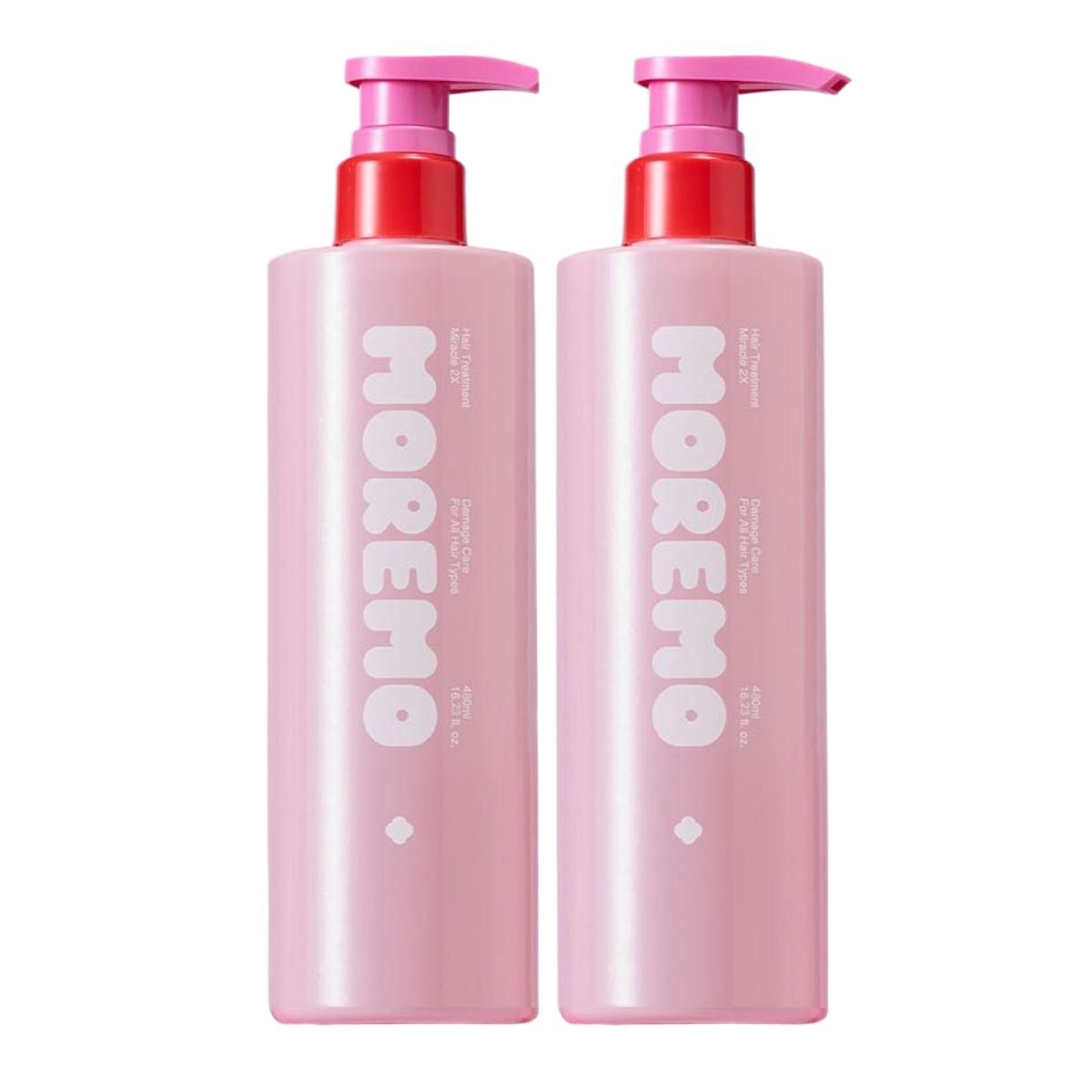 Moremo Hair Treatment Miracle 2X Double Set 480ml x 2 Signature Floral