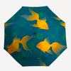 1pc Goldfish Pattern Automatic Open/Close Umbrella, Ideal Fan Gift for Birthday, Christmas, Trendy Fashion yy250828050