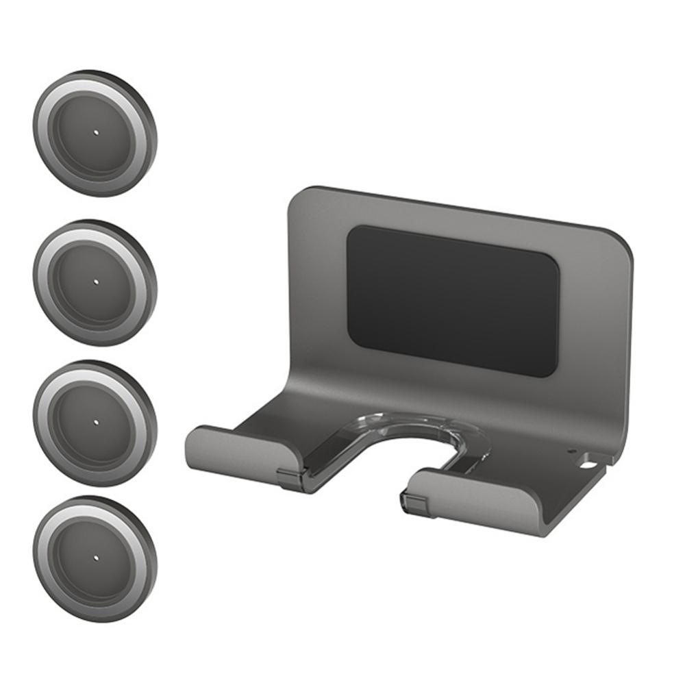 Hair Dryer Holder Wall Bathroom Shelf Without Drilling Plastic Hair Dryer Stand with Storage Box Toilet Blower Holder Shelf