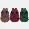 Fleece Dog Vest Small To Large Breeds - Warm Winter Jacket In Coffee Green Burgundy