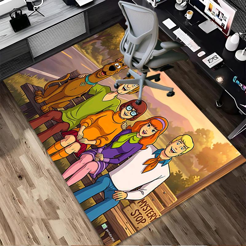 Scoobydoo Mystery Living Room Nonslip Area Rug Soft Carpet For Bedroom Game Playroom Sofa Office Home Decor Doormat Christmas Gift C922327