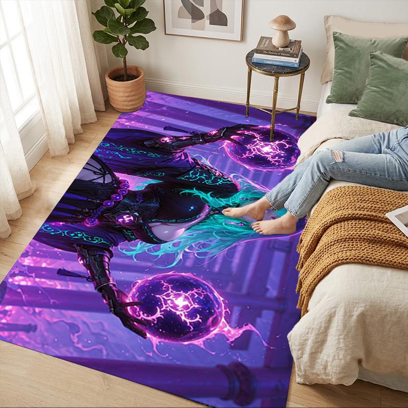 Electric Sorcery Living Room Nonslip Area Rug Soft Carpet For Bedroom Game Playroom Sofa Office Home Decor Doormat Christmas Gift C9291072