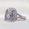 Neu Wunderschöne Volle Zirkon Hochzeit Ringe Frauen Schillernden Kristall Zirkonia Vorschlag Engagement Party Ring Luxus Schmuck