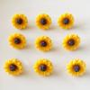 Bview Art Creative Sunflower Design Push Pins 30/50 PCs, Adorable Floral Cork Memo Board with Decorative Thumb Tacks