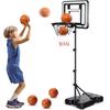 Basketball Hoop For Kids With Stand Adjustable Height Toddler Basketball Hoop Stand Indoor Outdoor Sport Toy Christmas Gift