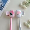 2Pcs Strawberry Shaped Toothbrush Clip With Dust Cover Bathroom Toothbrush Protective Cover Essential For Home And Travel
