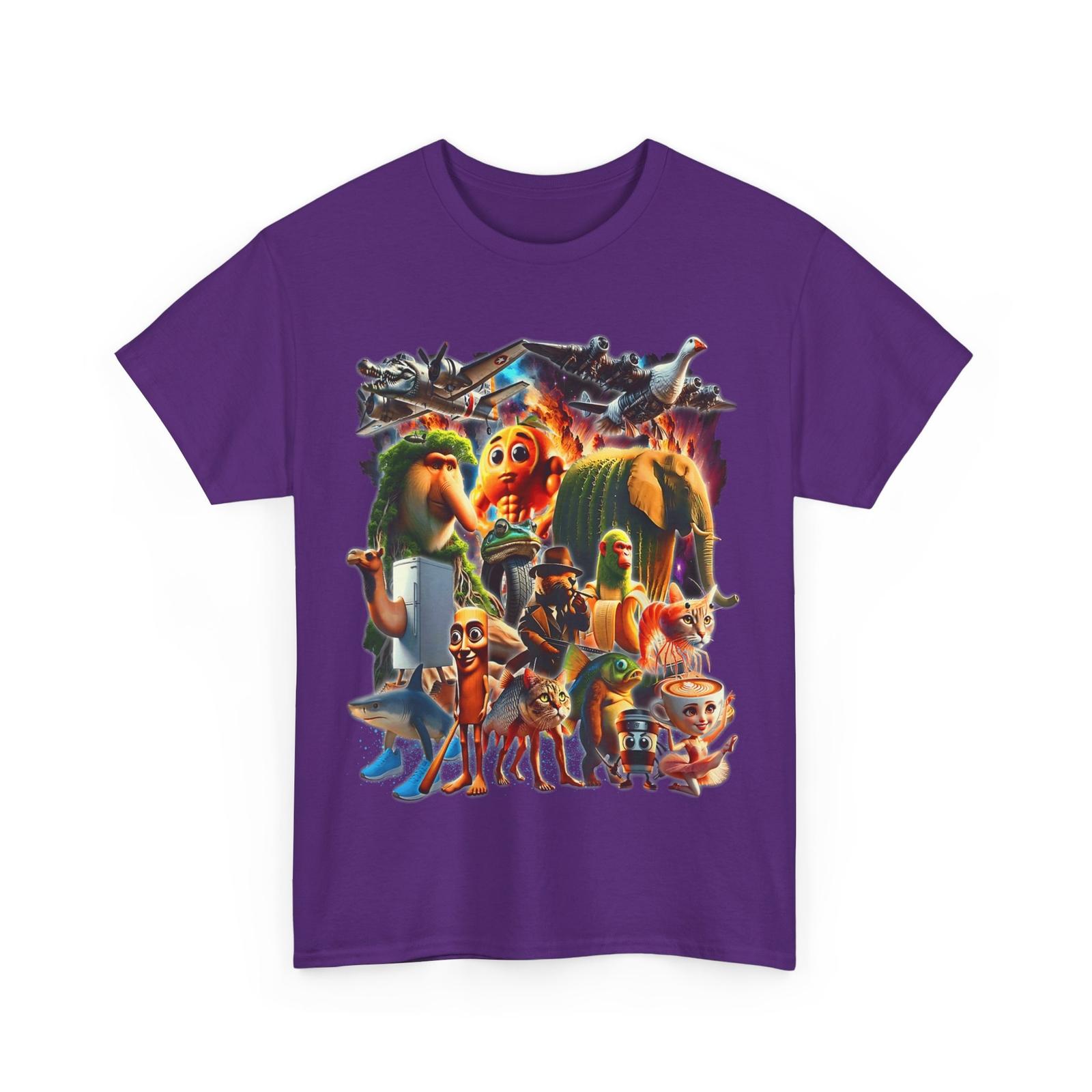 Italian-Brainrot AI Generated Animals Funny T-Shirt XXL