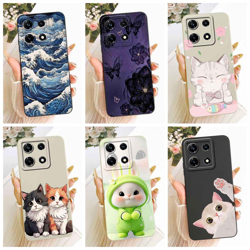 For Infinix Note 30 Pro Cases Cat Rabbit Painted Cover Soft Silicone Case For Infinix Note 30 Note30 Pro X678B Cover Funda Coque
