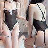 Sex Lingerie Sexy Perspective Cosplay Open Free Bunny Pure Lust Suspender One-piece Sao Uniform