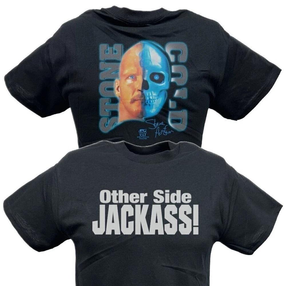 Stone Cold Steve Austin Other Side Skull Face Tshirt M