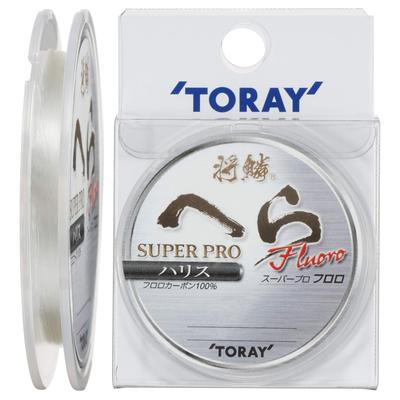 Toray (TORAY) Super Pro Fluorocarbon Vorfach, Shorin, für Hera, 75m, 0.8, Natur