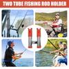 Rail Clamp On Fishing Rod Holder Fishing Rod Stabilizer Stainless Steel Mounting System For Boating