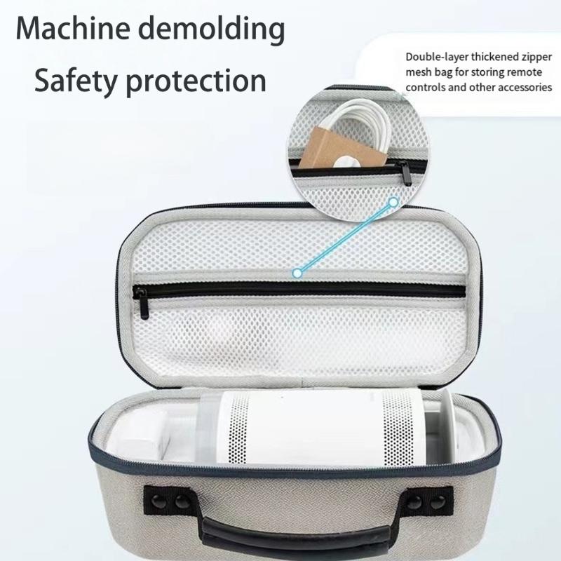 Convenient Projector Storage Bag With Reinforced Oxford Fabric Protective Compartment And Soft Inner Lining For Device Protections