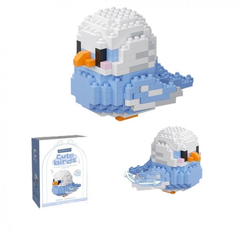 Chao Le Micro-Particle Building Blocks: Little Bird Cockatiel Educational Toy Ornament
