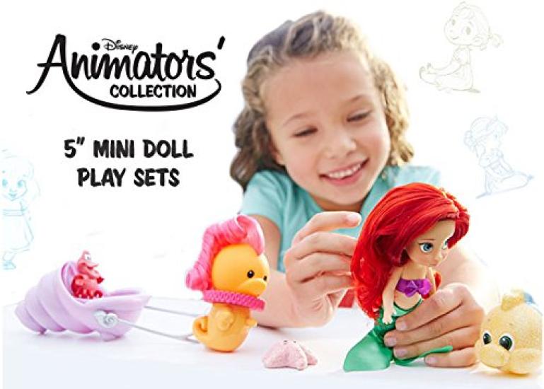 Disney Laden (Offiziell) Disney Animator Collection Puppe Mini Spielset Ariel