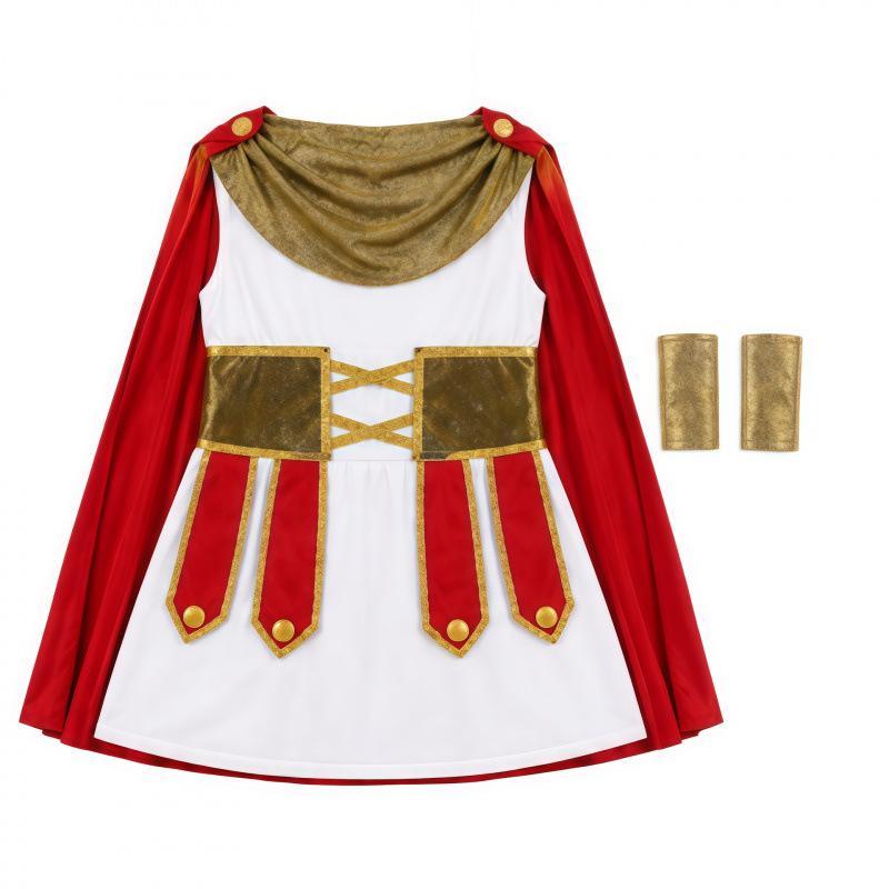 Halloween Egyptian Pharaoh Cleopatra cos costume princess performance clothes, Greek prince Roman warrior knight costumes