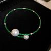 Dopamine Pearl Necklace: Retro Court Style Versatile Clavicle Chain for Women