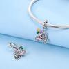Romantic Bicycle Lover Charms Beads Copper Colorful Bike Pendants Fit Original Bangle Bracelet Diy Jewelry Gift