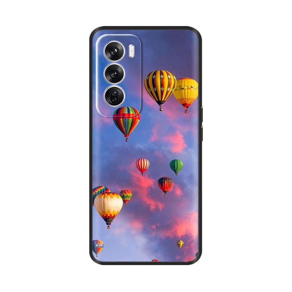 For OPPO Reno12 Reno 12 Pro 12Pro Case Silicon Phone Back Cover for OPPO Reno 12 Cases Reno12 Pro Soft Black Bumper Coque Para