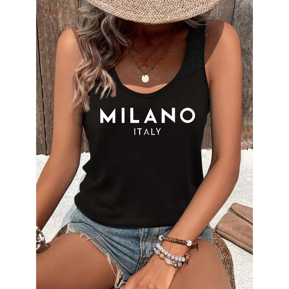 Loose plus size wing pattern printed round neck white vest summer casual sleeveless top women's clothing
