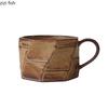 Retro Nieregularny Ceramiczny Kubek Kreatywna Tekstura Kubek do Kawy Kubek na Napoje Biurowy Kubek na Sok Kubki na Mleko Kubki na Wodę Produkty Gospodarstwa Domowego