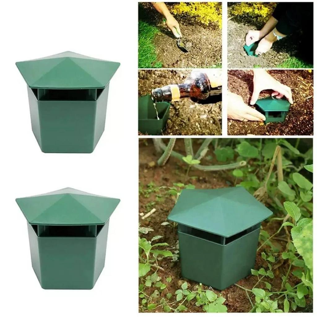 Physical and Slug Trap, Garden Catcher, Eco-Friendly Insect Catcher for Courtyard, Yard, and Vegetable Plot Pest Management