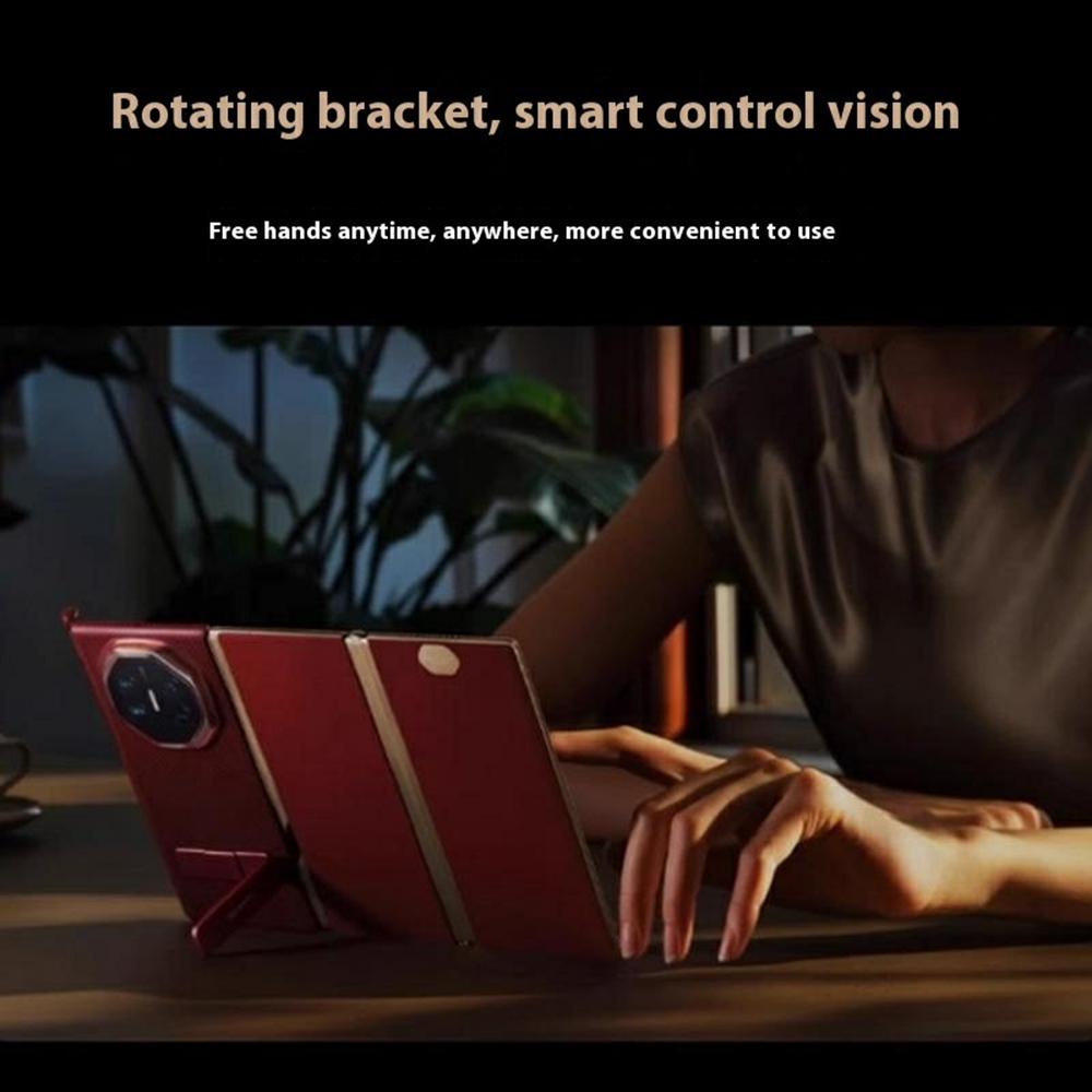 For Huawei Mate XT Ultimate Case Kickstand PU Leather+PC Phone Back Cover