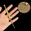 Akupresurní pero z čisté mědi Elastická masážní tyčinka na ušní akupunkturní body Zlepšuje zrak Masážní přístroj na akupunkturní body Uvolňuje tělo