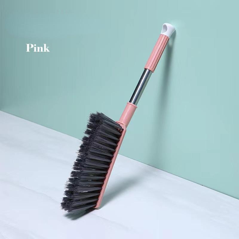 

Household Bed Sweeping Brush, Sofa Cleaning Tool, Bedroom Stainless Steel Long Handle Soft Bristle Brush, Bed Broom. рожевий