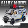 1/24 Wuling Rongguang Off-road Van Alloy Model, Cool Sound and Light, Four-wheel Shock Absorption, Exquisite Desktop Ornaments, Christmas Gifts