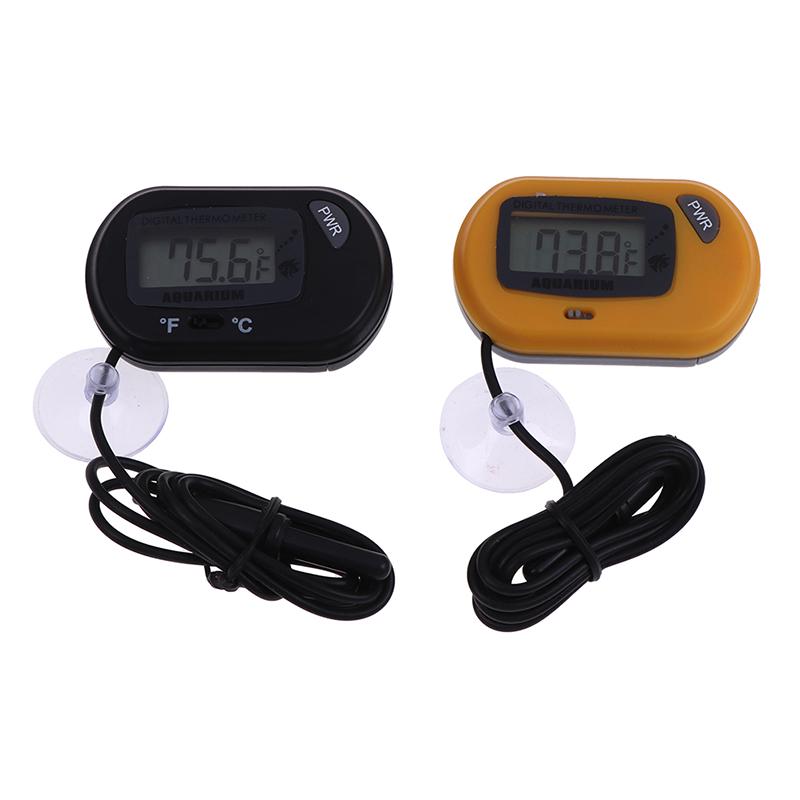 Lcd Digital Fish Tank Reptile Aquarium Water Meter Thermometer Temperature
