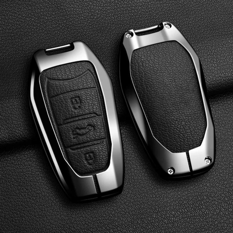 Key Case for Car Car Zinc Alloy Key Case Bag For Peugeot GTLine 207 307 407 208 308 408 508 2008 3008 4008 5008 RCZ Car Key Cha