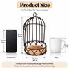 Vintage Birdcage Planter Stand Iron Frame,Wooden Board Bird Cage Table Decor  Vase Bouquet Display