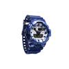 Casio Herren Flüssigkristall/Analog Dual-Display Serie Blaue Uhr GA-700BWP-2APFQ