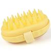 Peeling Scalp Rubber Brush Refillable Plan Double Use For Dry Hair And Wet Bathing Soft Bristles Not Slip Home Fitness Travel