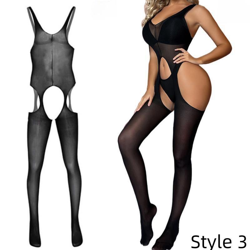 One Piece Plus Size Ženy Žhavé Sexy Spodní Prádlo Květinový Vzor Síťovaná Body Punčocha Body Spodní Prádlo Košilka Spací prádlo Spodní prádlo Kostýmy Sexy
