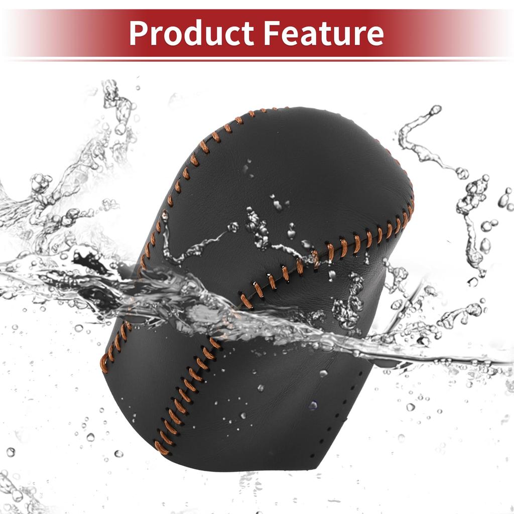 ACROPIX Gear Shift Knob Cover for Honda Faux Leather HR-V 2023-2024 (1pc) - Anti-Slip