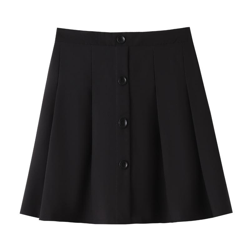 Plaque-sized Women's Wear Is Versatile High-waisted and Slimming Pleated Skirts Summer's New A-line Short Skirts
