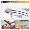 2025 Trend 3Pack Ceiling Fan Light Switch ZE-109 Fan Switch Ceiling Pull Chain Switch Replacement