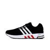 Equipo 10 Em Versátil Cómodo Tejido Retro Absorción de Impactos Antideslizante Zapatillas Bajas Casuales para Correr Unisex Zapatillas Negras EH1517