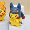 7Pcs/1Set Pocket Monsters Anime Figure Kawaii Pikachu Cosplay In Disguise Action Figures PVC Collection Model Dolls Toy Present