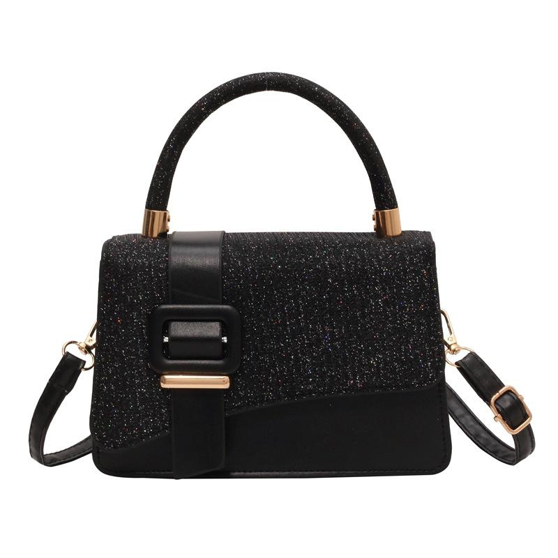Commuter Fashion Texture Handbag 2025 Early Autumn New Foreign Style Versatile Korean Version Single Shoulder Messenger Bag Small Square Bag Tide
