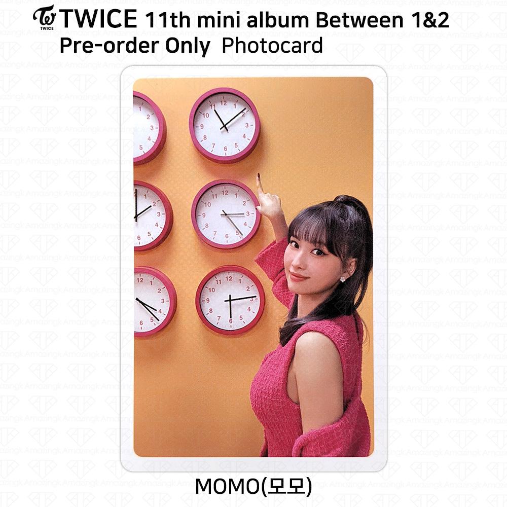 Twice 11th Mini Album Between 1&2 Momo Photocard Postcard Polaroid POB Sticker